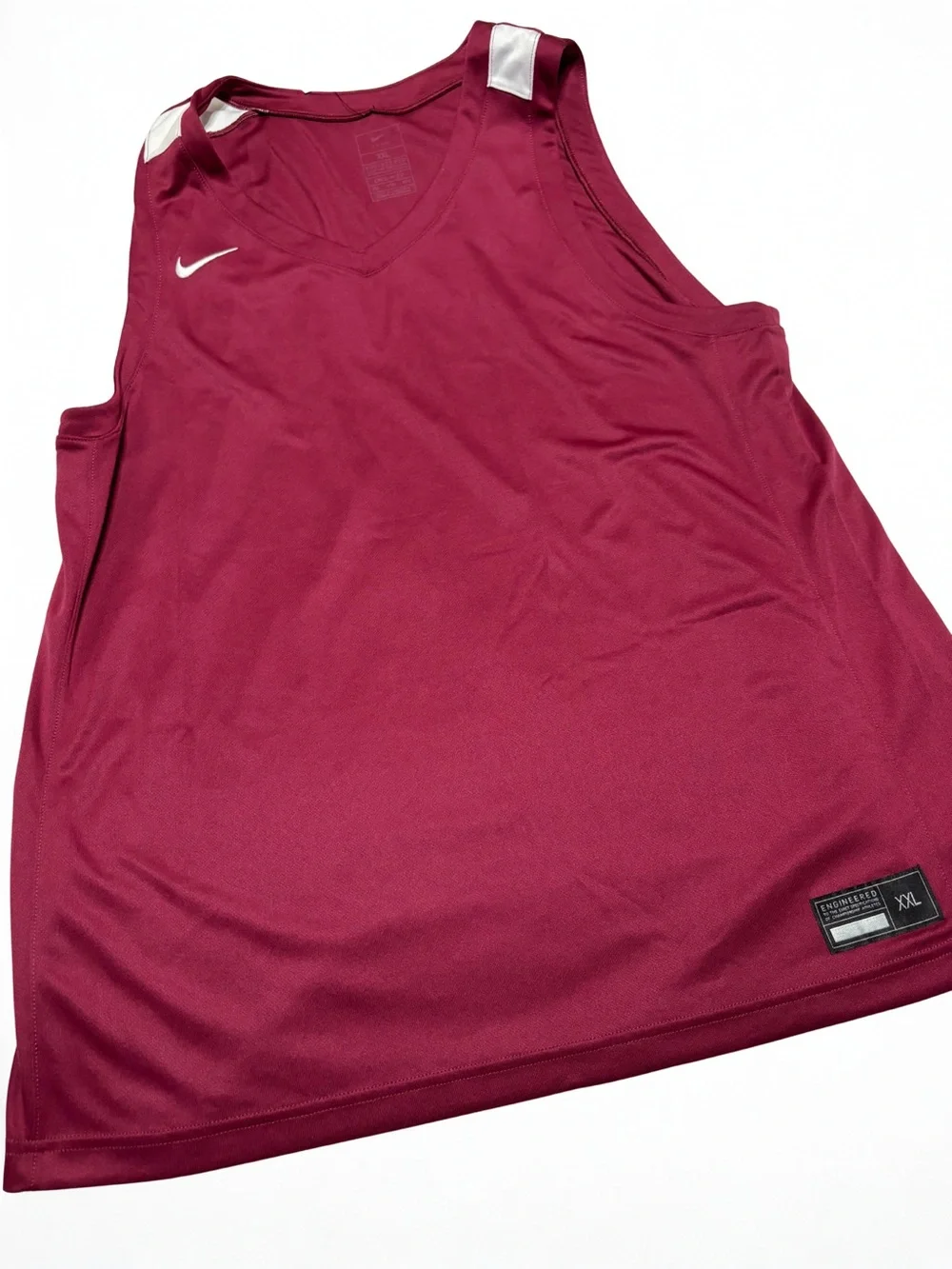 Nike Burgundy Athletic Jersey Tank XXL